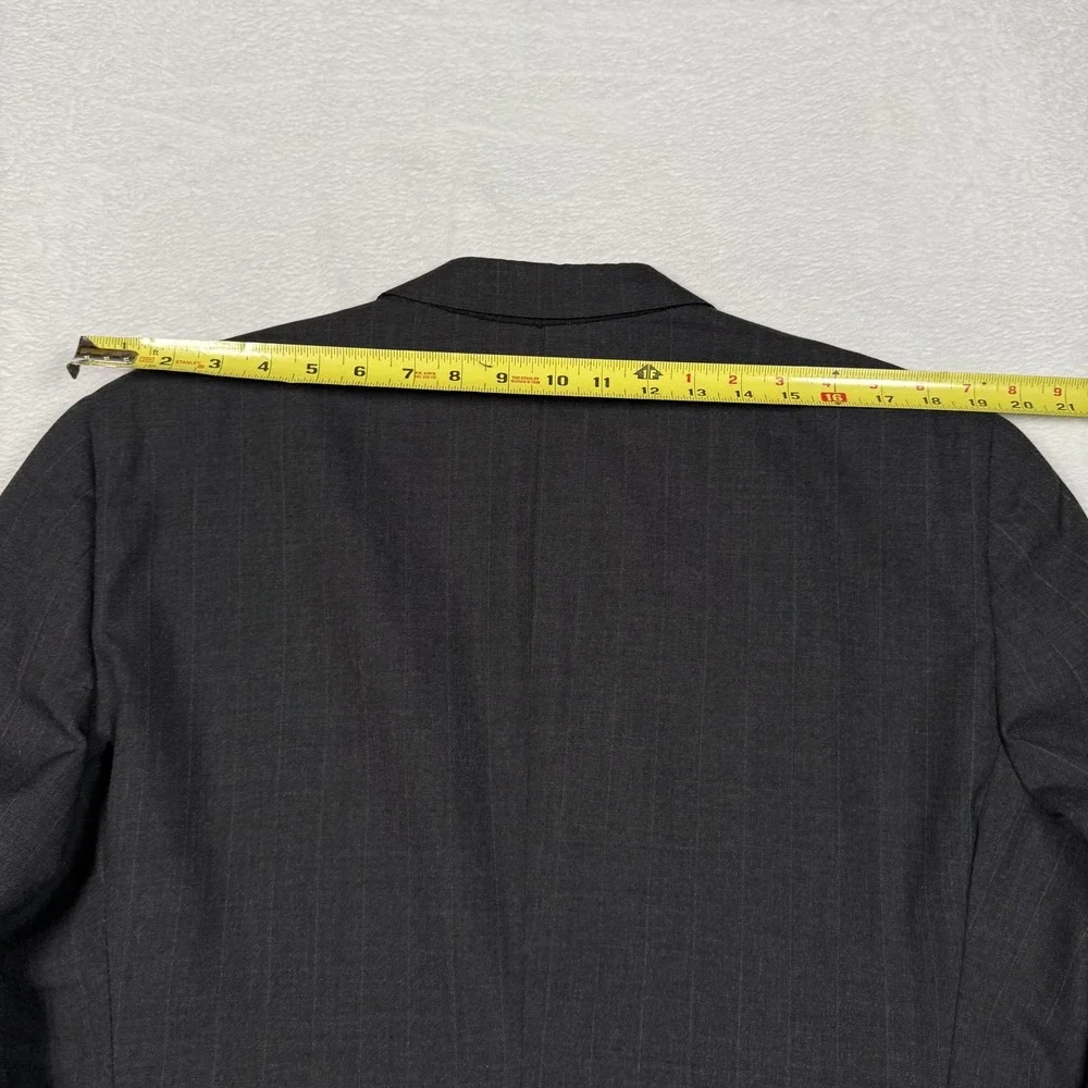 Jos. A. Bank Executive Collection Blazer Mens Charcoal Pinstripe 2 Button Jacket